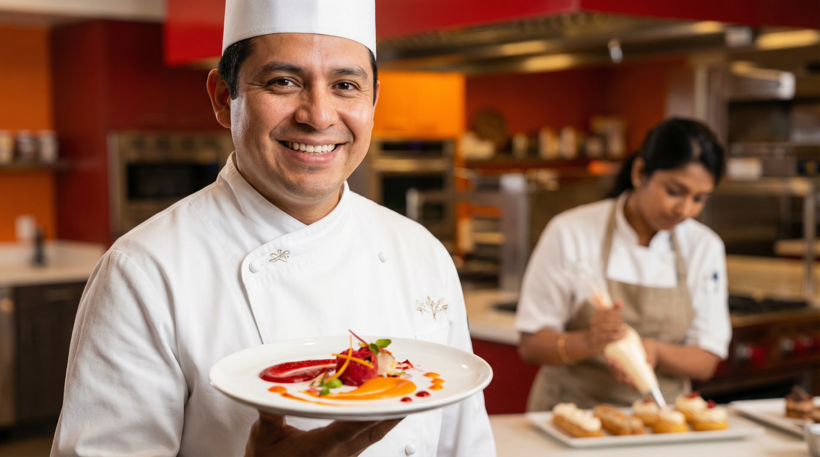 Chef and baker